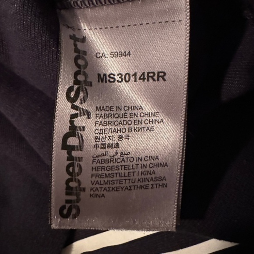 SUPERDRY Men’s Black Combat Sport Crew Neck Sweatshirt (Medium)‎ (NWOT) - Picture 8 of 11